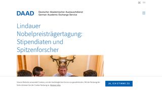 
                            11. Lindauer Nobelpreisträgertagung: Stipendiaten und Spitzenforscher ...