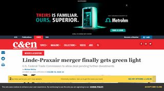 
                            11. Linde-Praxair merger finally gets green light