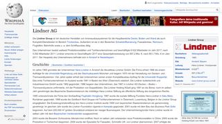 
                            5. Lindner AG – Wikipedia