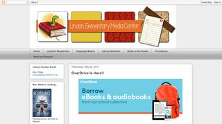 
                            9. Lindon Elementary Media Center: OverDrive Is Here!!