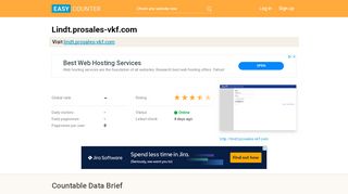 
                            11. Lindt.prosales-vkf.com: Login - EasyCounter.com