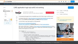 
                            12. LINE application login api auth2 not working - Stack Overflow