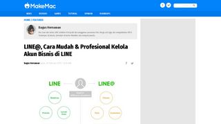 
                            7. LINE@, Cara Mudah & Profesional Kelola Akun Bisnis di LINE