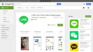 
                            11. LINE Lite: Free Calls & Messages - Apps on Google Play