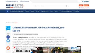 
                            12. Line Meluncurkan Fitur Chat untuk Komunitas, Line Square