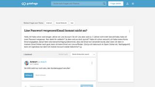 
                            5. Line Passwort vergessen!Email kommt nicht an? (Internet, Social ...