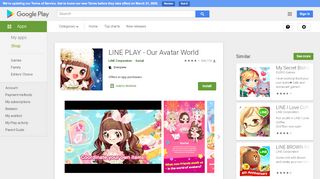 
                            6. LINE PLAY พบปะเพื่อนใหม่ในโลกของคุณ - แอปพลิเคชันใน Google Play