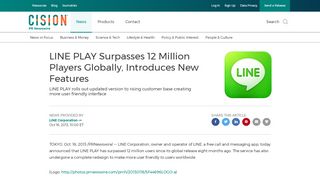 
                            13. LINE PLAY Surpasses 12 Million Players Globally, Introduces New ...