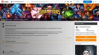 
                            11. Line VS Line Lite : ContestOfChampions - Reddit