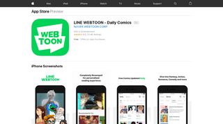 
                            11. LINE WEBTOON - Daily Comics on the App Store - iTunes - Apple