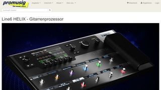 
                            7. Line6 HELIX - Gitarrenprozessor - Promusig