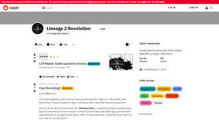 
                            12. Lineage 2 Revolution - Reddit