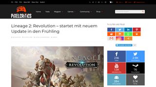 
                            2. Lineage 2: Revolution - startet mit neuem Update in den Frühling ...