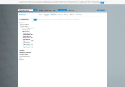 
                            4. Linearantriebe mit Wegmesssystem DGCI | Festo Deutschland