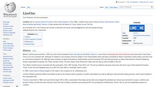 
                            11. LineOne - Wikipedia