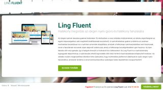 
                            8. Ling Fluent - Hatékony megoldás az idegen nyelv gyors és hatékony ...