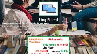 
                            8. Ling Fluent - tikai šodien 80€ - BRĪDINĀJUMS Veicināšana (-50%)