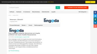 
                            9. Lingoda GmbH, Berlin - Newsroom: Pressemitteilungen ...
