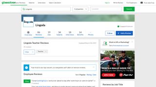 
                            8. Lingoda Teacher Reviews | Glassdoor