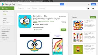 
                            2. Lingokids - Aprendizagem De Inglês Para Crianças – Apps no Google ...