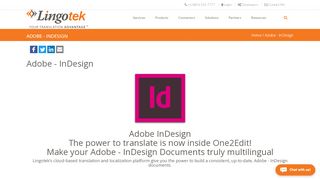 
                            12. Lingotek - Adobe - InDesign