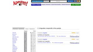 
                            7. Linguatec responde quejas en Apestan.com