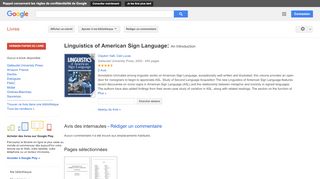 
                            11. Linguistics of American Sign Language: An Introduction