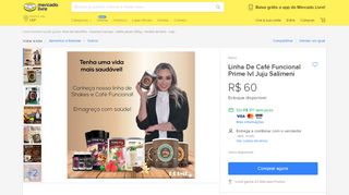 
                            11. Linha De Café Funcional Prime Ivl Juju Salimeni - R$ 60,00 em ...