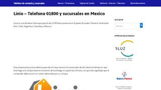
                            8. Linio - Telefono 01800 y sucursales en Mexico - Telefono de contacto ...