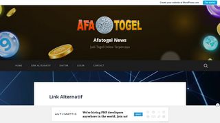 
                            6. Link Alternatif – Afatogel News