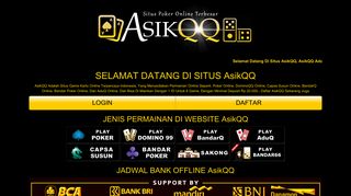 
                            5. LINK ALTERNATIF AsikQQ: AsikQQ - DAFTAR AsikQQ