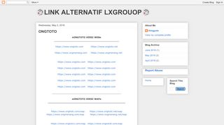 
                            9. LINK ALTERNATIF LXGROUOP  : ONGTOTO