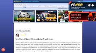 
                            3. Link Alternatif Sbobet - aduhoki.com - SBOBET Asia | Agen Asian ...