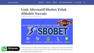 
                            13. Link Alternatif Sbobet Tidak diblokir Nawala | Login Sbobet Online ...