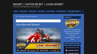 
                            12. link alternatif vinegg maxbet | MAXBET | DAFTAR IBCBET | LOGIN ...