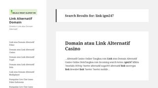 
                            6. Link Igm247 | Link Alternatif Domain