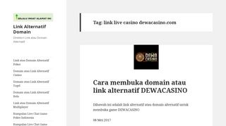 
                            10. Link Live Casino Dewacasino.com | Link Alternatif Domain