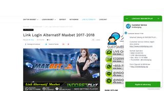 
                            12. Link Login Alternatif Maxbet 2017-2018 | Agen Daftar Maxbet