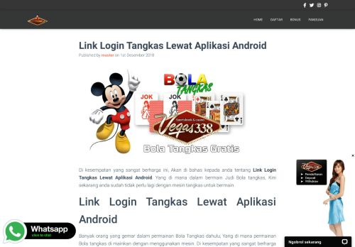 
                            7. Link Login Tangkas Lewat Aplikasi Android | Vegas338