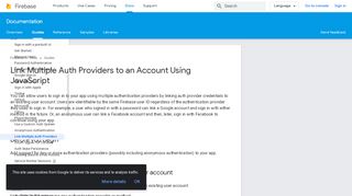 
                            11. Link Multiple Auth Providers to an Account Using JavaScript | Firebase