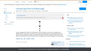 
                            1. Link php login form to another page - Stack Overflow