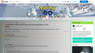 
                            6. Link Pokémon Trainer Club Account with my exiting google account ...