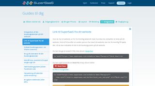 
                            5. Link til SuperSaaS fra dit website