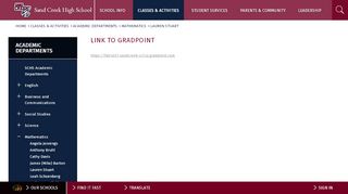 
                            6. Link to GradPoint - School District 49