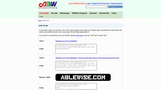 
                            8. Link To Us - Ablewise.com