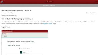 
                            4. Link your Lagunita account with a SUNet ID – Stanford Online