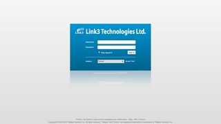
                            9. Link3 Technologies Ltd. Web Client Sign In