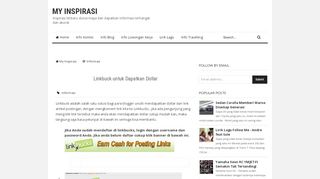 
                            8. Linkbuck untuk Dapatkan Dollar - My Inspirasi