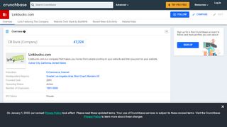 
                            1. Linkbucks.com | Crunchbase