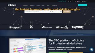 
                            8. Linkdex: The SEO platform of choice for Professional Marketers